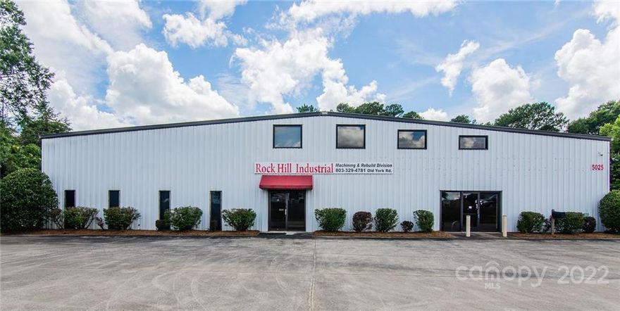 Location, location! Prime commercial area with 4.3 acres and over 1500 square foot building. Building has several offices and cubicles along with a break room and upstairs offices as well. This one will not last long!