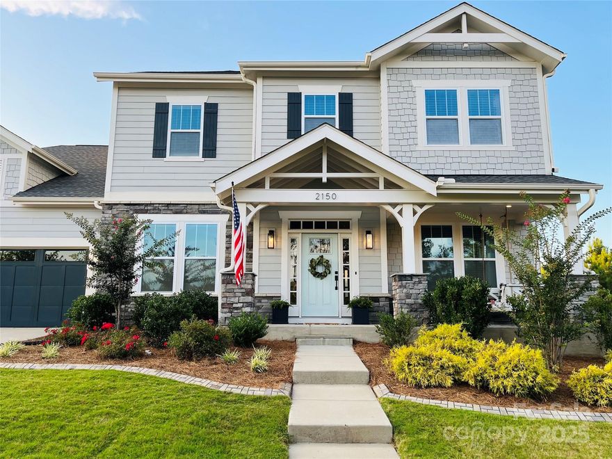 This beautifully maintained 5-bedroom, 4-bathroom home in Paddler’s Cove is move-in ready with so many recent upgrades. The entire interior was freshly painted in 2023, and the home features new Dreamweaver brand carpet with an upgraded pad (2022). Designer selected light fixtures—inside and out—have all been updated, enhancing the home's modern appeal.
The Jack & Jill bathroom has been completely renovated, and the upstairs hall bath had a glam up. The laundry room has been fully remodeled, and the downstairs bathroom now features a brand-new frameless shower enclosure. Additional upgrades include new faucets at every sink, stylish wood accent walls, and rear landscaping.
Enjoy built-in, hard-wired ceiling speakers in the kitchen, living room, and back patio—perfect for entertaining. This pet-free, smoke-free home is truly a must-see! Top- rated schools, close to shopping & restaurants, walk to Field Day Park!