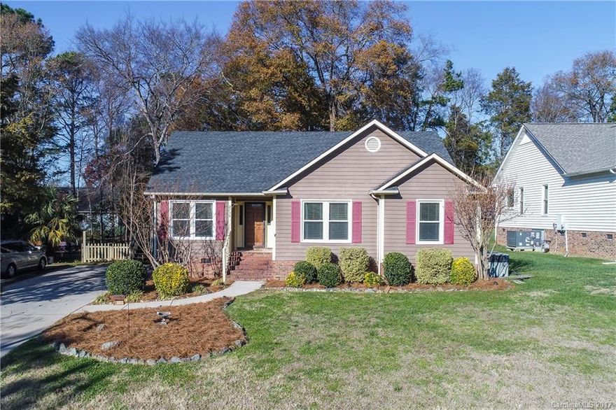 Beautiful ready to move in ranch with no HOA! Granite counters in Kitchen with stainless steel appliances. Large great room with a wood burning fireplace. New roof and HVAC in 2012. Screened in porch and a huge work shop out back with electricity and A/C window unit. All appliances convey including the washer and Dryer.