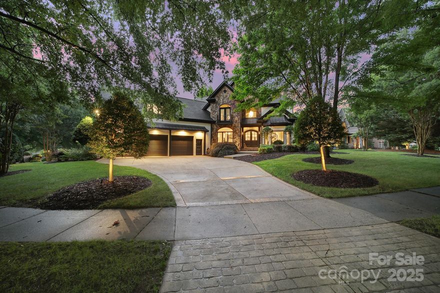 Beautiful Five Bedroom 4.5 Bath Custom Brick/Stone Home with Outdoor Living Space, Including Heated Spa / Plunge Pool, in Sought-After Highgrove! With $400K in Recent Upgrades, Including Complete Remodel of Main Level, this Home is Truly Move-In Ready. Dramatic Two-Story Entry with Barrel Ceiling. Modern Style Open Floorplan with White Oak Floors Throughout Main Level and Upstairs Hallway. Family Room with Coffered Ceiling, Built-Ins, Gas Fireplace and Direct Access to Outdoor Space. Remodeled Kitchen with ILVE Range, Pot-Filler, and Custom Appliances, Open to Breakfast Nook and Family Room. Primary Bedroom with Renovated En-Suite Bath, Featuring Expanded Shower, Double Vanities and Separate Closets. Huge Bonus Room in Addition to Four Bedrooms Up (One Possibly a Second Bonus), all with Direct Access to a Full Bath. Laundry Up AND Down. Relax in Your Outdoor Oasis, with Grill, Refrigerator, Paver Patio, Fireplace and Pool. Convenient to Schools and Ballantyne/Blakeney. Don’t Miss Out!