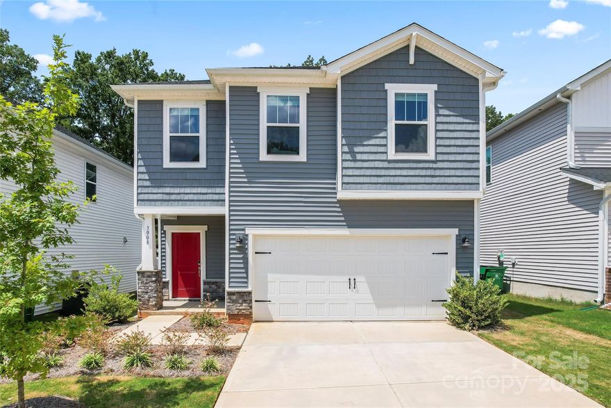 Welcome to this beautifully maintained home in Henderson Manor, where modern style meets energy efficiency. Just 15 minutes from Camp North End and Uptown Charlotte, this home offers the perfect balance of comfort and convenience. Located in a fast-growing area with exciting development, it’s the perfect blend of comfort, convenience, and opportunity.

Inside, you’ll find an open-concept layout filled with natural light, upgraded flooring, and a spacious living area ideal for relaxing or entertaining. The gourmet kitchen features granite countertops, a large island with seating, and stainless steel appliances.

Upstairs, enjoy a versatile loft, generously sized bedrooms, and a serene primary suite with walk-in closet. The private backyard offers room to relax, play, or host gatherings outdoors.

Additional highlights include ENERGY STAR® equipment, and the home is still covered under the builder’s one-year warranty, giving you peace of mind as you settle in.