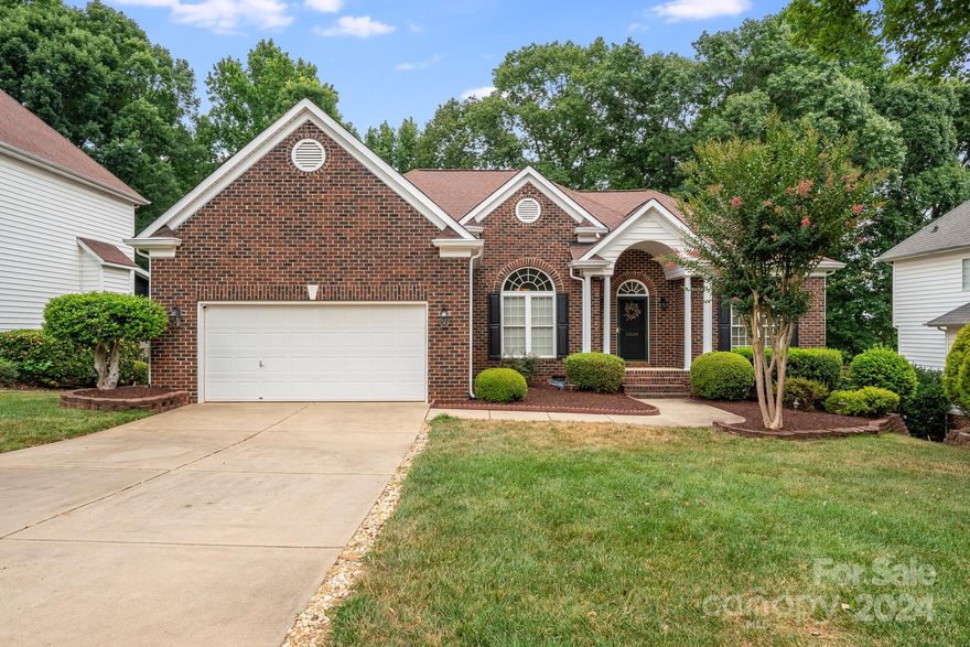 Unique ranch + home in the highly sought after golf course community of Northstone! Downstairs features split floor plan. Primary suite is tucked away, two bedrooms & full bath on opposite side of the home provides excellent privacy. All bathrooms remodeled w/tile flooring & showers (stand alone tub also in primary), new vanities, toilets, lighting. Refinished hardwoods. The living room is highlighted by a see through fireplace peering into the keeping room on the opposite side. Kitchen has white cabinetry, SS appliances (refrigerator & beverage fridge convey), granite, tile backsplash. Upstairs is unique. Remodeled for flexibility. Can be used as 2nd living quarters with a living room, flex space to use as a bedroom, plumbing for wet bar, full bath, 2nd washer/ventless dryer hookup. Or can be used as a bonus room w/flex space. Huge 750 square foot deck outside w/a wonderful wooded view overlooking the 4th tee. Sellers installed brand new generator & new security system. Welcome home!