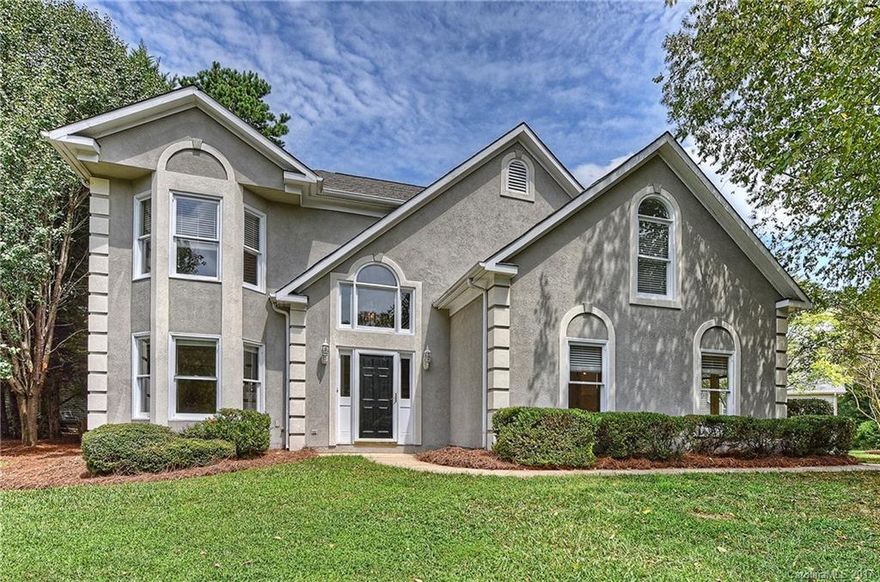 FANTASTIC PRICE IN A GREAT NEIGHBORHOOD. This home sits on one of the larger lots in Cedarfield! Roomy Kitchen, Family Rm, Dining Rm & Living Rm!  Spacious Master with tray ceilings. Master suite has dual sinks, garden tub & walk-in closet. 2 add'l Bedrooms. HUGE BONUS/4th BR option. Previous model home~Garage converted to office space. Perfect for a home office, yoga studio, sewing room OR covert back to Garage. This home has POTENTIAL with the right upgrades and a little TLC.