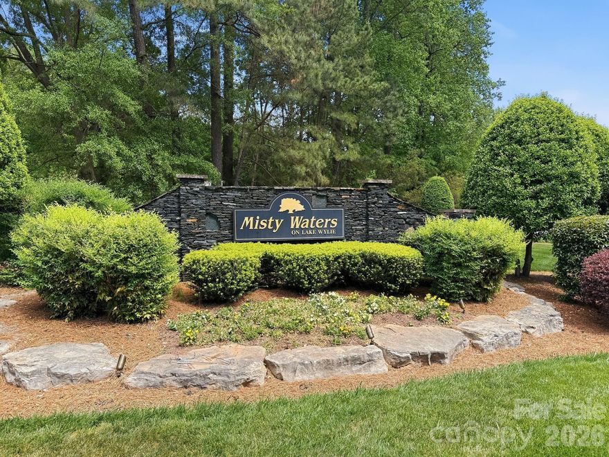 Discover the perfect canvas for your dream home on this stunning ¾-acre waterfront lot in the sought-after Misty Waters community. Nestled along the shores of Lake Wylie, this gently sloping property offers an ideal building site with sweeping water views and breathtaking sunset vistas.
Enjoy the tranquility of lakefront living with plenty of space for outdoor entertaining or simply relaxing while taking in the peaceful surroundings. 
Don’t miss the opportunity to own a slice of waterfront paradise—
