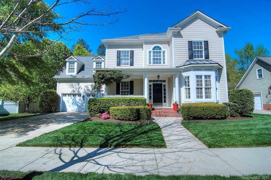 This charming home has it all! Private backyard on quite cul-de-sac backs up to wooded area. Open floor plan w ten foot ceilings. Beautiful crown molding, paneling and trim throughout.  Spacious chef's kitchen w granite counters & black appliances. Large upstairs master with spa bath. Bonus room w custom built ins. Garage with tons of storage. Includes outdoor playset. Enjoy all the amenities of Baxter - pools, parks, trails, tennis, shops & restaurants. Award winning schools.