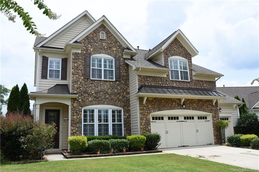 Immaculate 2-story transitional home in sought after Cureton neighborhood in Waxhaw, NC, Union County. Features 4 BRs, 3 BAs and Bonus Room! Stunning Foyer with impressive wood floors and staircase, Plantation shutters, beautiful wainscoting, moldings, granite countertops, FPs in LR & Den, double ovens, pantry, patio, large fenced backyard w/stone grill area and arbor, 3 car garage. Luxury Master Suite, large closet, 2 vanities in Master BA. Sought-after Kensington, Cuthbertson School district!