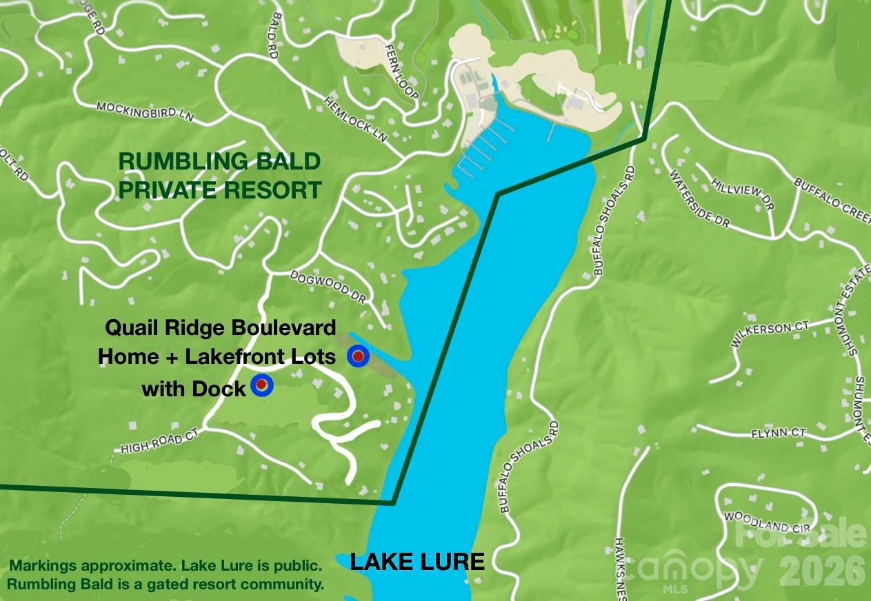 Rumbling Bald on Lake Lure - Land