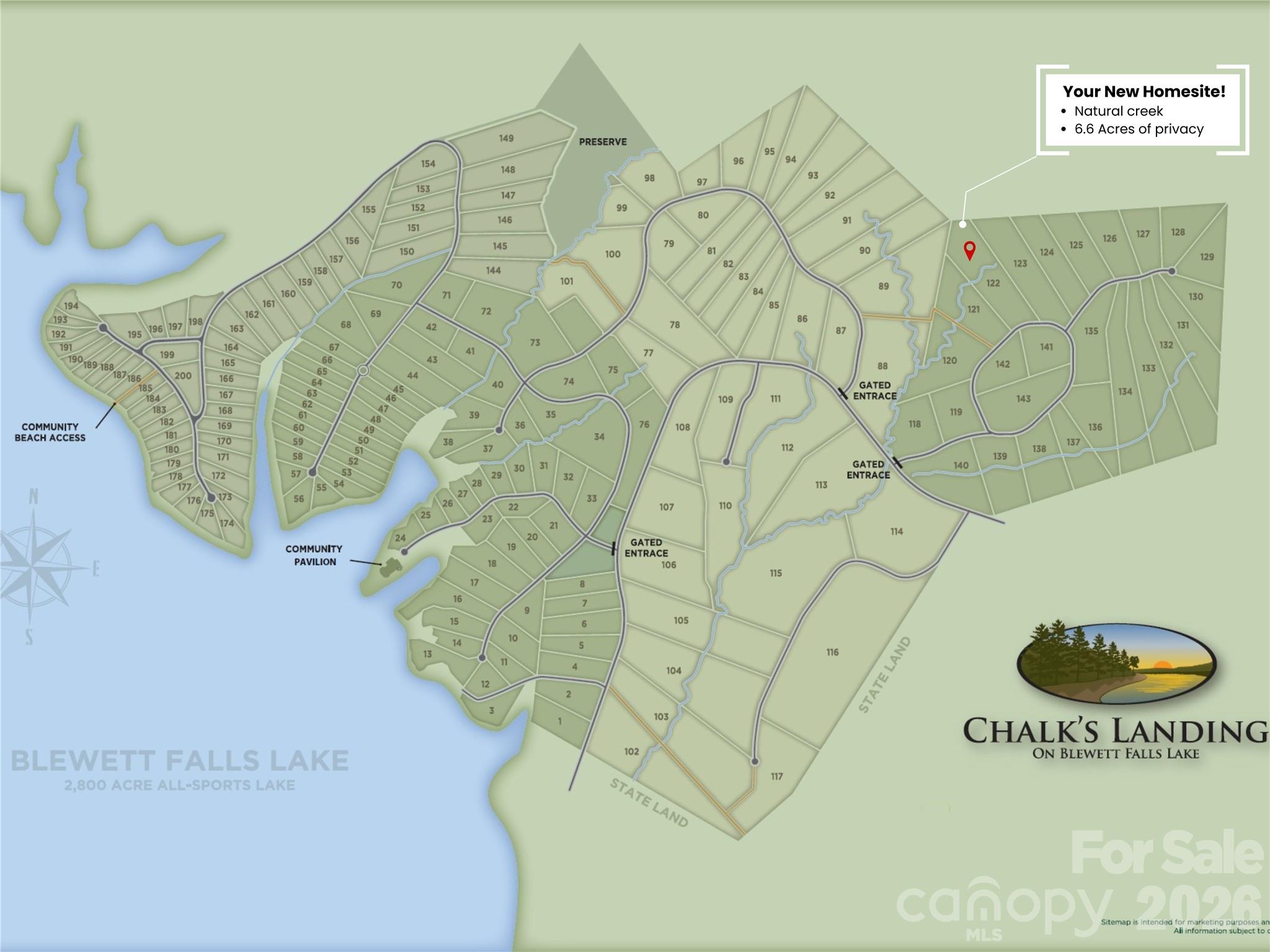 Chalks Landing - Land