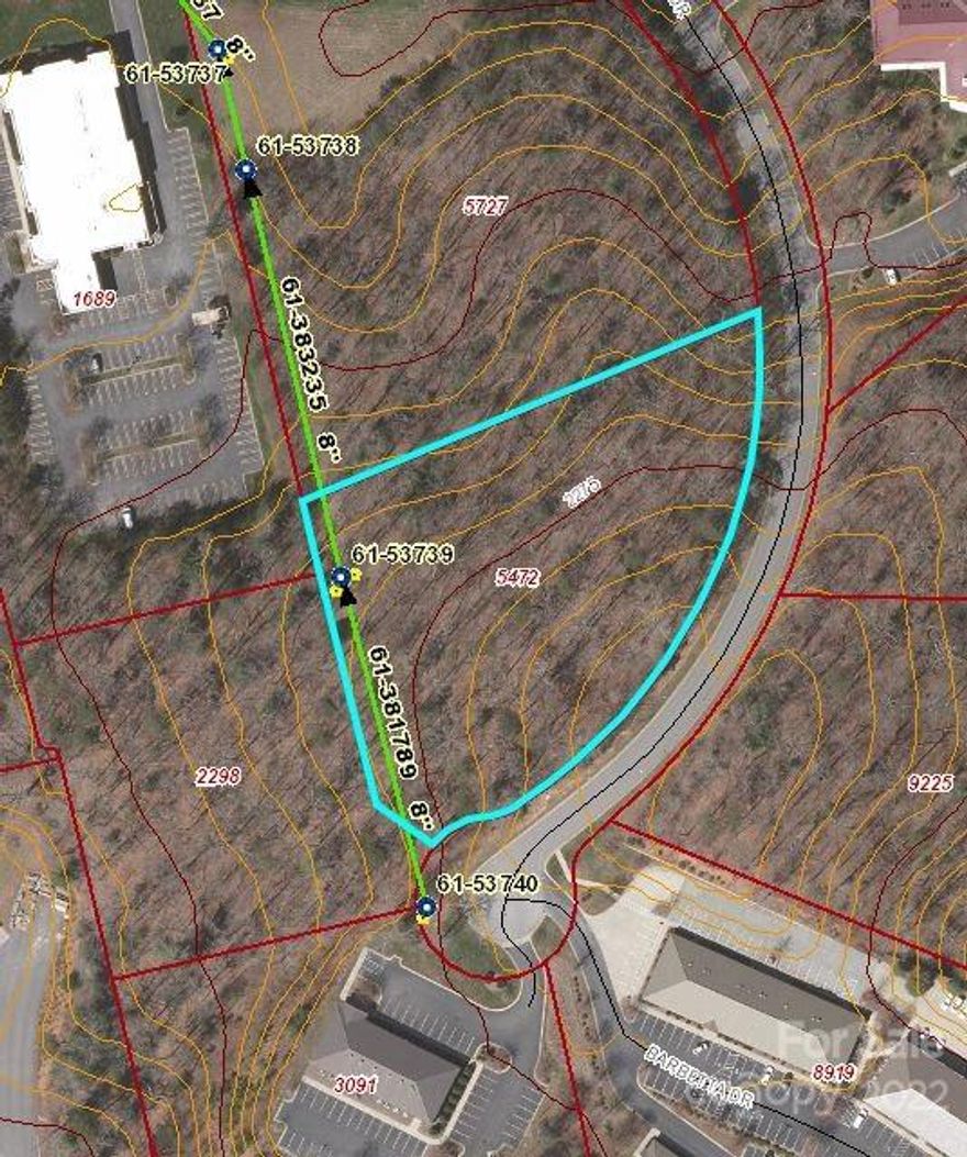 This 2.49 acre site is located in a truly regional location in the Asheville market.  It is surrounded by class A office buildings and medical facilities.  The site boasts views of downtown from an established road network only minutes for I-26, I-40, and I-240.

The site has utilities available and has several other new buildings being developed on two adjacent land parcels.