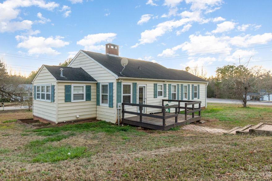 Welcome home!! This home is perfect for you! The home is located in Lancaster SC!! It features 3 bedrooms, 1 full bathroom, a back deck, and an outside storage building. The 3 bedrooms include ceiling fans and nice-sized closets. The kitchen features white cabinets, ceramic tile flooring, and black appliances. The appliances include a stove, double-door refrigerator, dishwasher, and microwave. The living room features a gas log fireplace trimmed in stone, a ceiling fan, some crown molding, a built-in shelf, and a cabinet. The laundry room features windows, a ceiling fan, and laminate flooring. The back deck is a nice size perfect for entertaining. Home is sold as is…. A must-see!!!