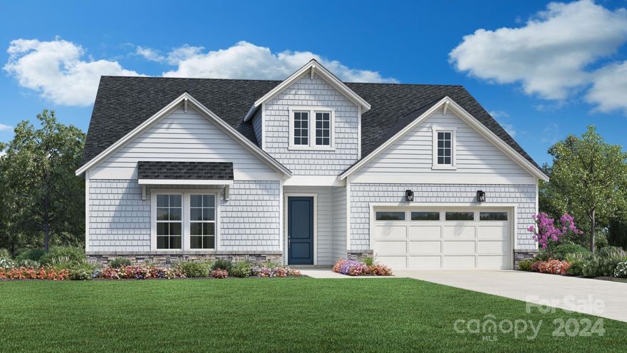 This new construction home is a perfect gem! The kitchen is truly the heart of the Badin Elite home design. Overlooking the expansive great room, casual dining area, and spacious covered patio, the well-appointed kitchen is complete with a large center island with breakfast bar, plenty of counter and cabinet space, and an ample walk-in pantry. Complementing the majestic primary bedroom suite are a large walk-in closet and luxurious primary bath with dual vanities, a spa-like shower with seat, linen storage, and a private water closet. Secondary bedrooms share a full bathroom and feature roomy closets.