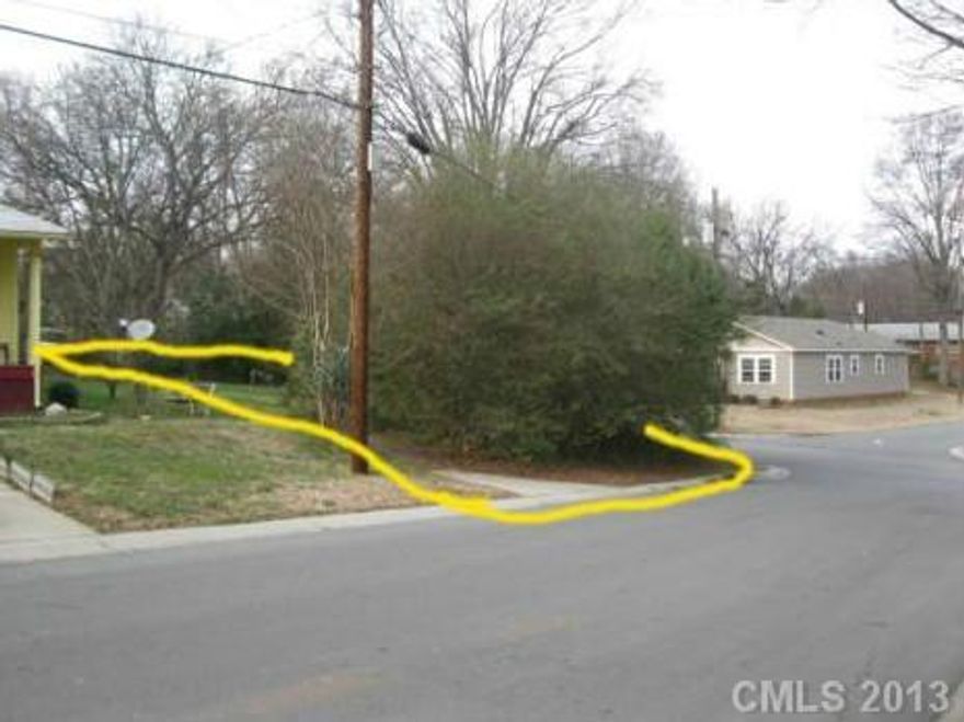 Minutes from I-77 / I-277 loop. Corner lot, great deal! Bids published in Mecklenburg Times.