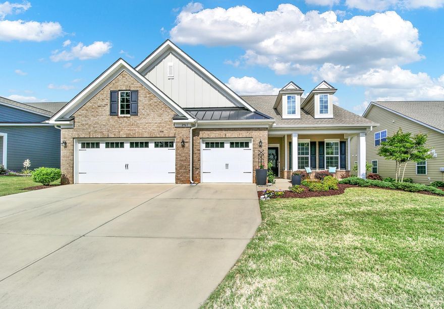 Welcome to your new home in the Tree Tops Community, which is an active adult gated community with great amenities! This 3 bedroom and 2.5 bath ranch home that shows like a model, is sure to be the perfect place for you to call home! As you come inside, you will be impressed with the finishes this home has and features such as an open concept floor plan, spacious living room with fireplace, office with french doors, white kitchen, gas range, upgraded appliances, large primary suite, mudroom and laundry with storage, a screen porch and more! What is great about this home is it offers a 3 car garage, which makes it perfect to store a golf cart, kayaks to take out on the Catawba River, or just for added storage! Not only is the home a stunner but so are the amenities in this neighborhood which features a pool, fitness center, walking trails, dog park, community dock, playground, pickle-ball and bocce ball courts. Come see this beautiful home and tremendous neighborhood for yourself!