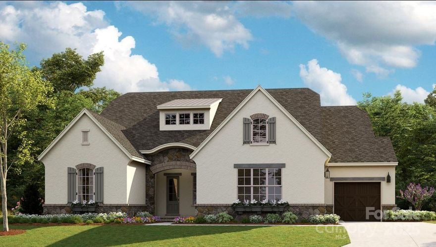 Classica Homes at Stephens Farm! Discover the Solana French Cottage plan with an open layout and luxury finishes. The main floor features a spacious Owner's Suite and two additional Guest Suites. The Dining Area feature stacking glass doors that open to an expansive Covered Outdoor Living space. The large Kitchen overlooks the Outdoor Covered Living Area and includes a gas range and walk-in Pantry. The Owner's Bath offers a spa-like experience with designer tile, a large shower, and a freestanding tub. Hardwoods adorn most of the home. Upstairs, you'll find a enlarged Bonus Room, one more bedrooms, one full baths, and expansive walk-in storage.  Explore the possibilities with Classica Homes and create your dream home today!