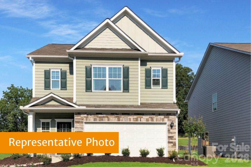 Move-in August 2026 - The Braselton II, at Catawba Trace community. This 1,933 sq. ft. home offers 4 bedrooms, 2.5 bathrooms, and a 2-car garage. The open-concept main floor seamlessly connects the kitchen, breakfast area, and family room, ideal for everyday living and entertaining. The kitchen features stainless steel appliances, including a stove, microwave, and dishwasher. Upstairs, the owner’s suite offers a private retreat with a large walk-in closet and en-suite bathroom. Three additional bedrooms also feature ample closet space and share a full bathroom.  Additional highlights include a convenient half bath on the main level, large walk-in closets, and beautiful country views that enhance the home’s peaceful setting. Thoughtfully designed with quality finishes and a smart layout, the Braselton II is perfect for buyers seeking comfort, style, and functionality in a scenic neighborhood.  Located just minutes from downtown Catawba which offers a small general store, a live music venue, pub restaurants, an ice cream parlor, and antiques and boutique shopping.