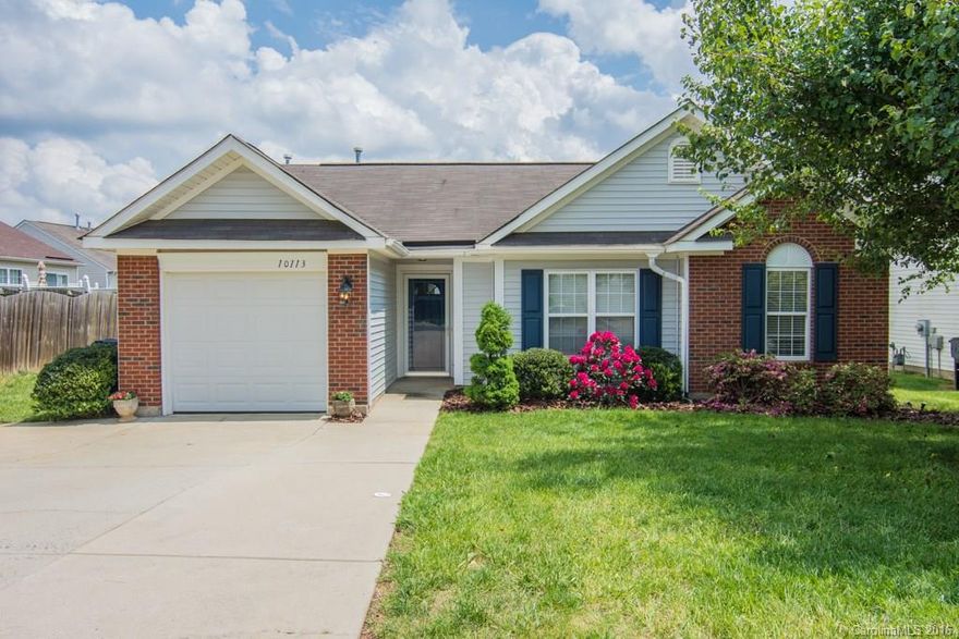 Adorable! Come and meet your new home sweet home! Superbly maintained three bedroom ranch with wood floors in all bedrooms and great room, ceramic tile in bathrooms, kitchen, and breakfast nook. Designer paint colors, updated lighting and hardware. Outdoor living in a fenced backyard with privacy, an elegant concrete and stone patio and pergola. Minutes away from UNCC, University and Presbyterian Hospitals, Shopping and Dining, and Highland Creek Golf Course!