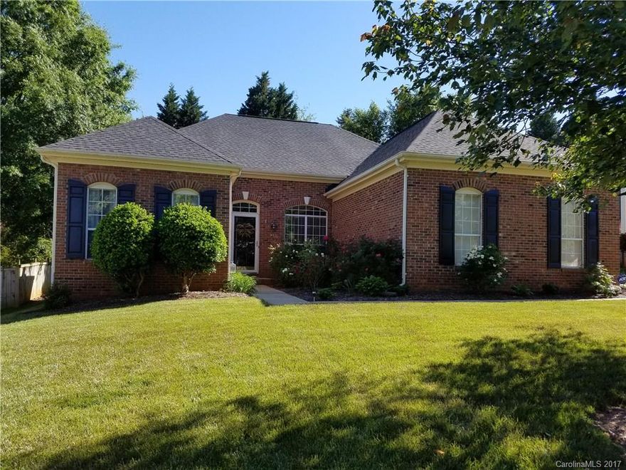 Fabulous three bedroom two bath brick front traditional ranch in a wonderful neighborhood. Split floor plan. Move-in ready condition. Kitchen with granite counter-tops, tile back-splash, under mount sink and stainless steel appliances. Wood flooring throughout the main rooms and tile flooring in kitchen, baths and laundry.  Too many upgrades to list. This home has been lovingly well maintained and has great curb appeal with beautiful garden beds and plantings. Close to everything.