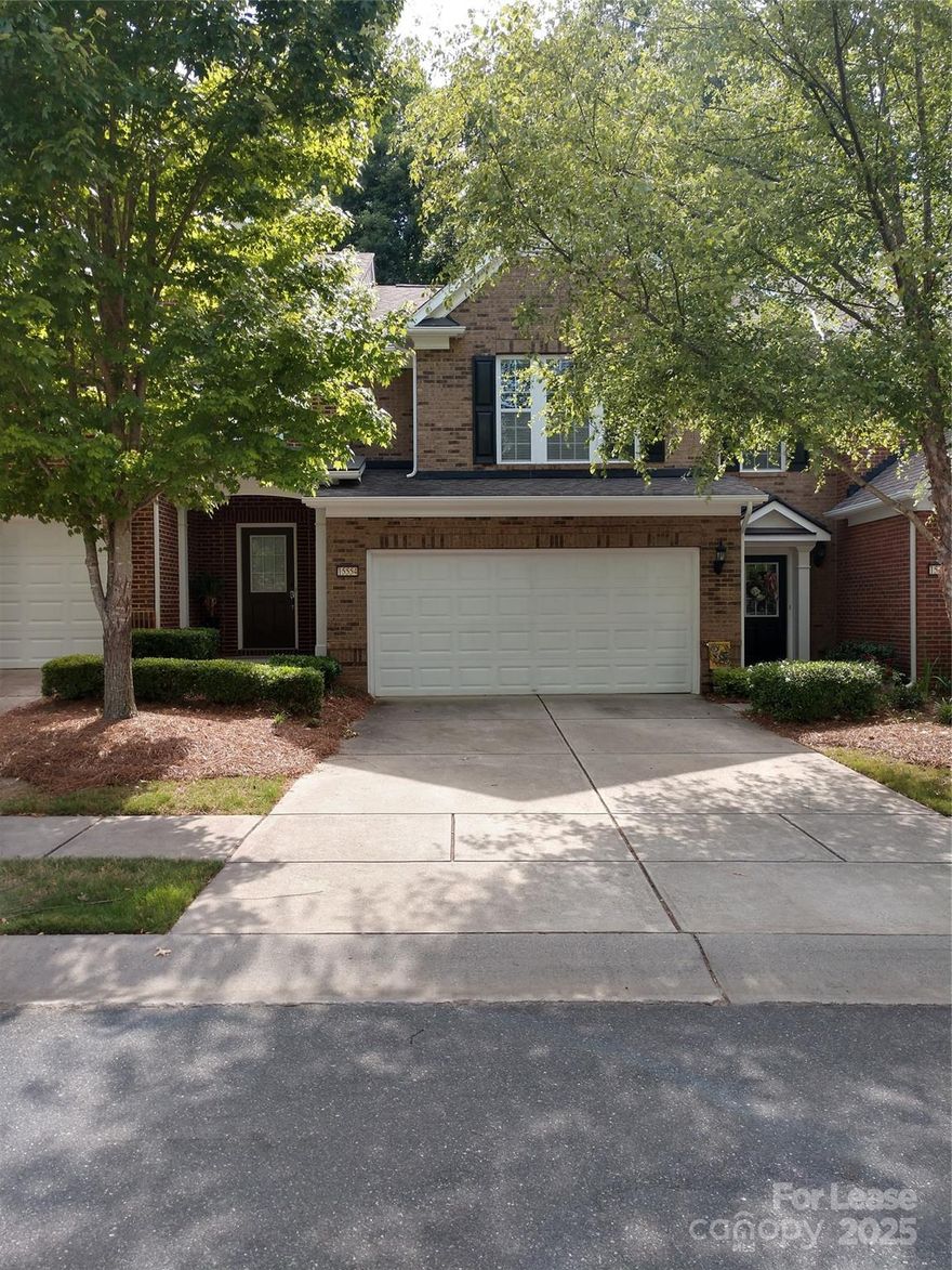 Ballantyne, Pristine condition, 3BR 2.5BA, 2 Car Garage, Granite Counters with Tile backsplash, 42" Cabinets, Stainless Steel Kitchen Appliances; Ceiling Fans, Engineered Hardwoods on main, Gas Logs in Fireplace, Neutral paint and carpet. Master has Huge Walk-in Closet & En-suite with Dual Sinks, Garden Tub & Separate Shower. Washer & Dryer included. Private back yard with view of trees. Recent HVAC system, Community Pool. Excellent Schools, Walking Distance to Restaurants, Grocery Store, Schools & Gyms. Near New Novant Hospital