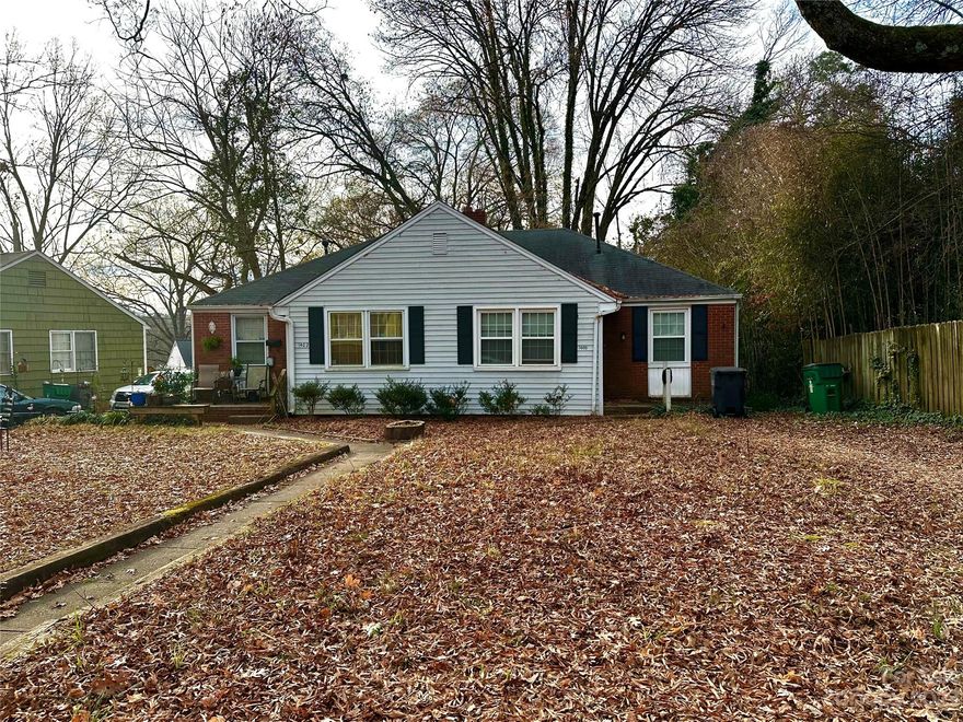 Rare duplex available in the highly desirable location of Selwyn Park with tons of potential! Centrally located within walking distance to the Greenway, restaurants, groceries, biking trails, Montford, Marion Diehl Park and so much more! And just a short drive to Uptown, SouthPark mall, SouthEnd, and Charlotte Douglas airport, you cannot beat this location! While the property still has its original charm, it is ready for your updates! Opportunities to live in one side and rent the other, explore a short term rental scenario, or build two new townhomes, similar to others within the neighborhood. Markets rents in area for 2BR avg $1500-1700/mo. With the prime location and potential investment opportunities, this property has a lot to offer! Don't miss the chance to own this diamond in the rough, schedule your showing today! Tenants are on Month-to-Month leases and is tenant occupied. Do not disturb tenants. Being Sold As-Is. No showings until after accepted offer.