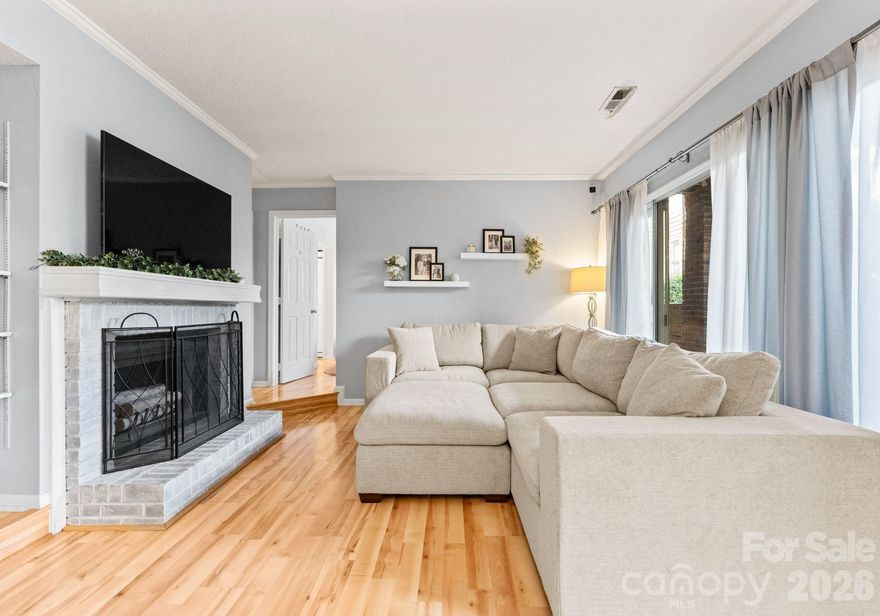 Walk out your door and into Dilworth. This renovated first-floor condo puts you steps from
East Boulevard’s best restaurants, coffee shops, and nightlife — and minutes from Uptown,
Carolinas Medical Center, and the Dowd YMCA.

Inside, the updates are real: fresh LVP flooring throughout, updated primary bathroom, fresh
paint, and a wood-burning fireplace that anchors a welcoming living room. Out back, your
private terrace is the kind of outdoor space people pay a premium for in Dilworth. The
community pool rounds out a lifestyle most people are still renting for.

Two assigned parking spaces. In-unit laundry hookup. The HOA covers exterior maintenance,
landscaping, pool, and common areas — so your weekends stay yours. Move-in ready.
Professionally renovated. Dilworth address. $305,000.