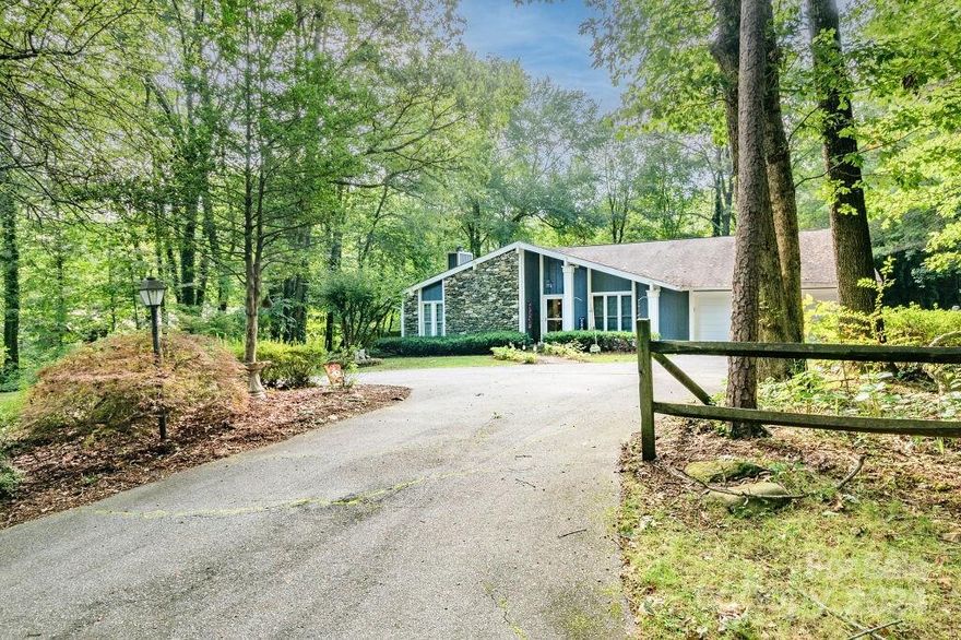 Your search is over!  Featuring One Level Living. 3 Bedroom, 2 Baths and sited on .41 of an acre.  
Primary Bath has been updated and features a walk-in tub.  Primary Closet has been enlarged. 
Benefit from the Instant Hot Water heater!
Gleaming Hardwoods recently installed in the spacious Family Room. Features wood burning fireplace.  
Ample Dining Room leads to rear decking and features a wood burning stove. Could also be enjoyed as a living room. 
Kitchen shows off beautiful Cherry cabinetry, and features an eat-in area.  
Outdoors enjoy a private level yard with an ample decking for entertaining, room for gardening & your RV.  There is Natural Gas to Rear Deck.  Convenient to Hendersonville or Fletcher. Schedule your showing today!