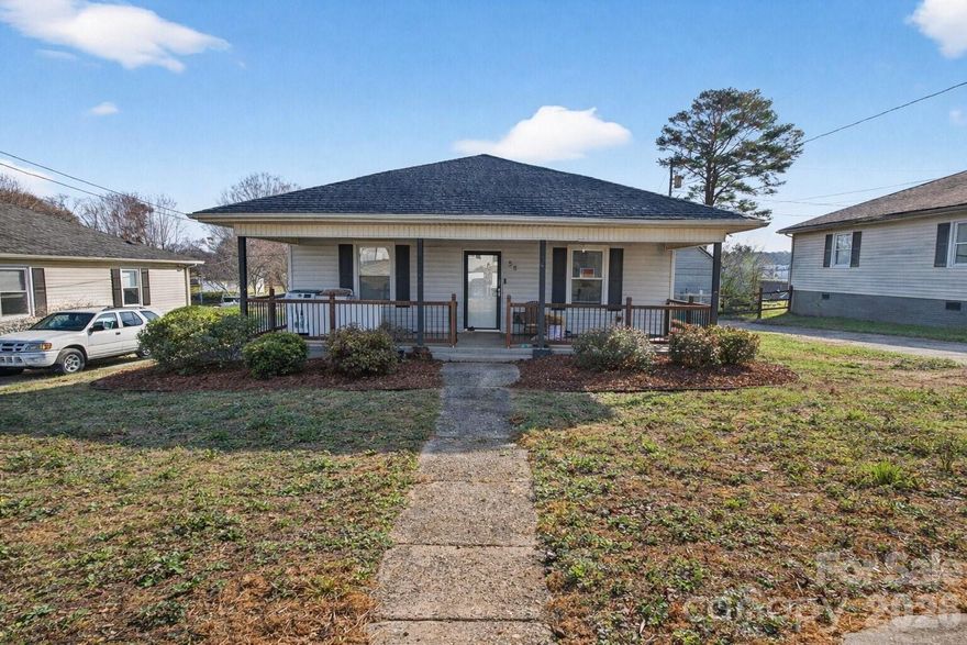 Welcome to 58 Burton Street, ideally located just minutes from the heart of downtown Belmont! This charming 2 bedroom, 1 bath home offers a spacious, open floor plan with hardwood floors throughout and an updated bathroom. The modern kitchen features updated countertops, a stunning island, and plenty of space for cooking and gathering. Step outside to a large, fenced backyard with a patio area perfect for entertaining, plus a storage shed that conveys with the property, offering additional space for tools or equipment. Conveniently located just one mile from Belmont Abbey College with quick access to I-85, this home combines comfort, style, and location!