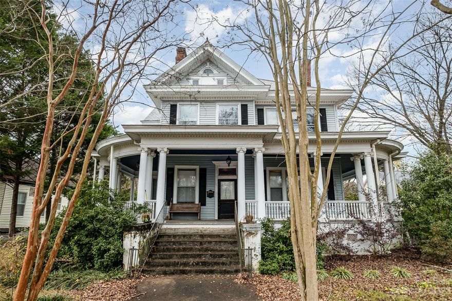 This Southern gem, crafted by Joseph Wylie, offers a unique opportunity to own a piece of history in the historic district of downtown Chester. Situated in the heart of Chester, this home is centrally located, providing easy access to local amenities, schools, and the town's rich history. Boasting 4 bedrooms, 3 bathrooms, and just under 3800 square feet, this residence combines classic charm with modern comfort. The home also features a butler's pantry, a detached single garage, as well as an outside workspace with power. The home has beautiful stairways in the front and back of a home for convenience. It also features 8 amazing fireplaces, of which 3 are functional with gas logs.

Appliances are 1 year old. Water heater was replaced in 2021 by the previous owner. The home is being sold strictly AS-IS. Seller will not make any repairs. The family is using fireplaces for heat. SIGNIFICANT PRICE REDUCTION - ELECTRICAL REQUIRES UPDATING BEFORE NEW HVAC CAN BE INSTALLED.