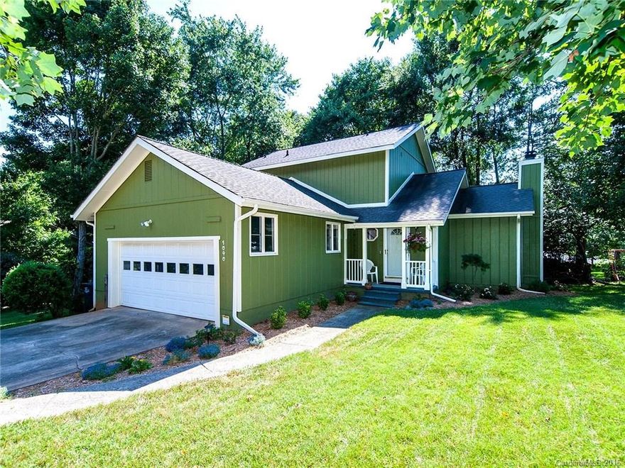 This is the one you have been waiting for!!  Meticulously maintained 3 bedroom, 3 full bath, 2 car garage home located in coveted Tega Cay lake/golf community. One bedroom and full bath located on main floor.  Gorgeous hickory flooring throughout, granite counters, wood burning fireplace, large level fenced corner lot.  Two master suites upstairs.   Close proximity to the club house and golf course.  Community beach access.  Live the good life in Tega Cay!