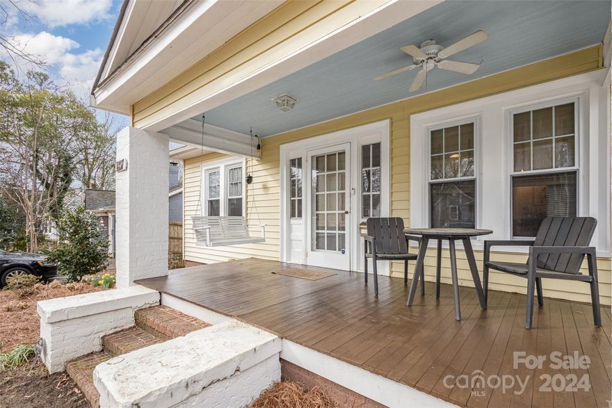 Location, location, location!  This charming home is located in the Plaza Midwood area and within walking distance of Breweries, Restaurants, Coffee shops, Midwood Park and other cool retail establishments.  Relax on the front porch, or deck with a fenced-in backyard and plenty of room for your fur babies to run around.  You must see this home to really appreciate it's character!  Did we mention location?