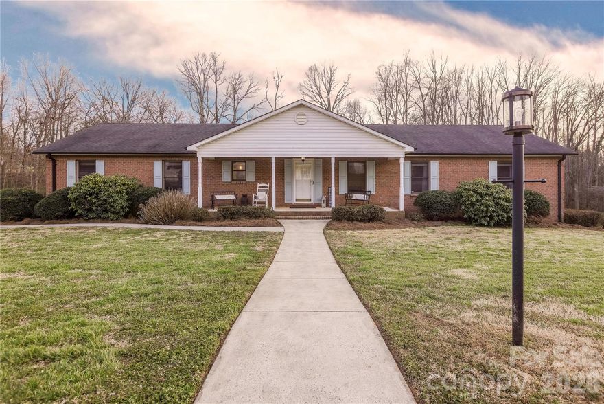 Beautiful full brick ranch with a full basement offering incredible space, versatility, and storage, all situated on a spacious lot just minutes from charming downtown China Grove. This 4 bedroom, 3 full bath home features a flexible layout perfect for multi-generational living, guests, or families needing extra room to spread out.
The main level showcases a bright and welcoming layout with quartz countertops in the kitchen and main level baths, GE Café Series appliances, an induction cooktop, and a refrigerator with a built-in Keurig feature. Enjoy year-round living with a sunroom, screened porch, and a large entertainment deck overlooking the backyard and pool.
The full basement creates the perfect second living quarters, ideal for extended family, or hosting guests, with plenty of space to gather and relax.
Step outside to your private backyard retreat featuring a newer heated gunite saltwater pool, perfect for entertaining and summer gatherings.
Additional highlights include a heated and cooled side-load two-car garage, NEMA 14-50 EV charging receptacle, and an incredible amount of storage throughout the home.
Located close enough to enjoy the shops, restaurants, and community festivals in downtown China Grove while still offering the space and privacy of a large lot, this home truly offers the best of both convenience and comfort.