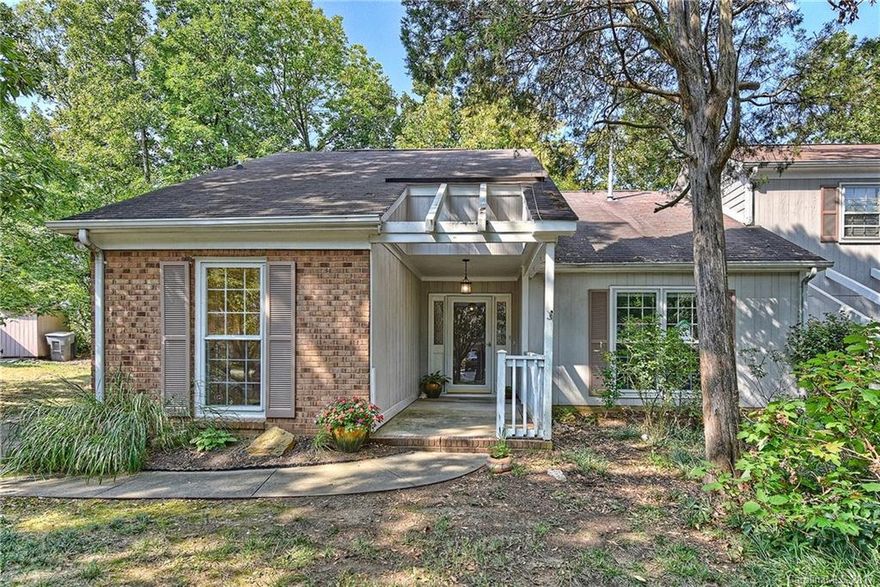 Rare find in Ballantyne for under $200k! Start your morning with breakfast in the gorgeous southern sunroom, beside the largest yard in the neighborhood, or curl up by the fire in the large family room on a chilly winter's night. Fresh paint and new flooring in the main living area, make this the perfect move-in ready SINGLE story home. Convenient to everything, this charming spot is minutes from Ballantyne Commons, I-485, and tons of other amenities. Come see your new home today!
