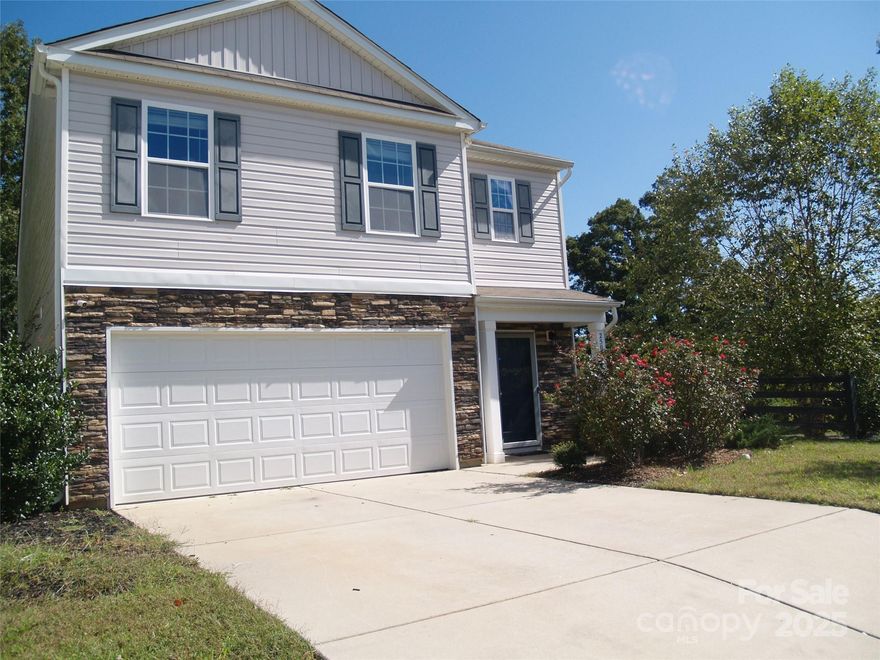 FANTASTIC HOME. Former beautiful model home. Newly painted. Huge foyer leading into the living and dining areas, family room and kitchen that has an island with granite countertops and stainless appliances.  Guest bedroom/study with a full bathroom downstairs. Upstairs has 4 bedrooms and 2 full baths with a loft.   Primary suite has a walk in closet. 5' shower. 
Home prewired. Fenced yard.
Pictures posted by October 30, 2025