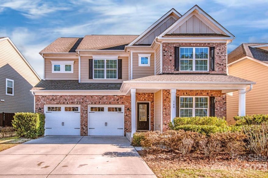 Impeccably maintained 5 bedroom, 3.5 bathroom home in The Farms. The main level features an office with french-door entryway, a formal dining area, and a spacious open concept living area. The cook’s kitchen has an expansive island with seating for 4, an abundance of cabinets, a double oven, and beautiful granite countertops. The kitchen opens to the living room with a gas fireplace and views to the rear yard. The fenced rear yard has mature landscaping giving it a private feel. Upstairs hosts 5 bedrooms and 3 full bathrooms. The primary suite has a walk-in closet and en-suite bathroom with dual vanities, a garden tub, and a walk-in shower. The largest of the secondary bedrooms could be a great media, game of bonus room and shares a jack-and-jill bath with another bedroom. The Farms Community offers an outdoor pool, splash park, tennis courts, basketball court, soccer fields, a clubhouse, and more! Refrigerator, washer, and dryer to convey.