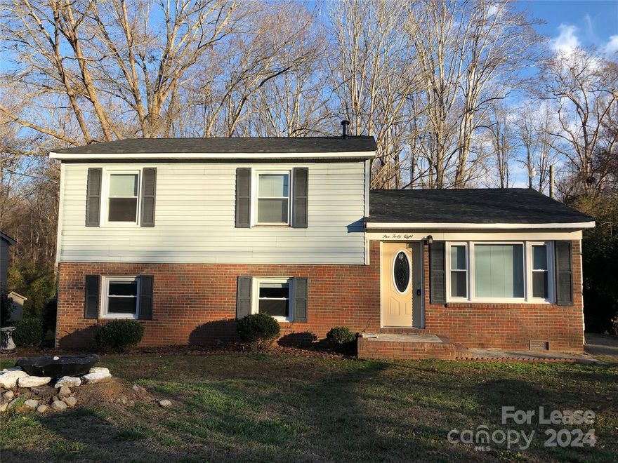 Beautiful 3 bed 1 bath home located in Gastonia, NC. Fresh paint and flooring throughout, new courtesy use appliances (stove, refrigerator, and microwave) and spacious bonus room in the basement. Laundry connections in the basement. Home has central air, gas heat, gas water heater and gas stove. This home won't last long!  *Pets are conditional and up to the owner's discretion with a $350 non-refundable per pet fee.