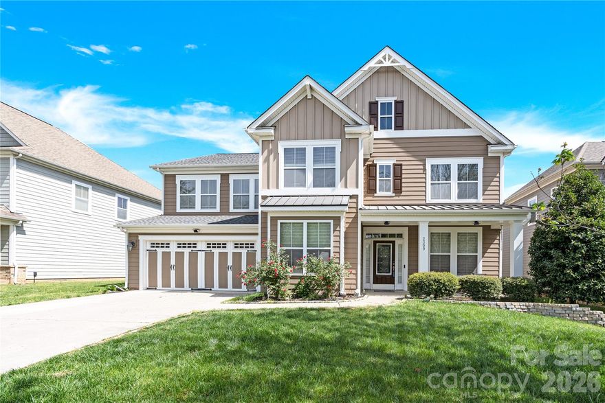 This stunning Craftsman-style home in the sought-after Lawson community is a real showstopper. 
Let's break it down:5 beds, 3.5 baths: Plenty of space for the whole crew, Gorgeous kitchen: Think beautiful cabinetry, granite countertops, tile backsplash, and a gas cooktop perfect for chef vibes, 
Spacious living: Open concept living room with gas fireplace, plus a flexible space that could be a dining room, sitting area, or more, 
Primary suite: Large bedroom with dual vanities, soaker tub, and walk-in closet heaven, 
Upper level: Two bedrooms share a Jack-and-Jill bath, with two more beds nearby, 
Flex space: Built-in butler's pantry with fridge, sink, and microwave – perfect for entertaining or a home theater, 
Outdoor oasis: Front porch, rear patio, and a beautifully landscaped yard with mature trees, 
Amenities galore: Resort-style pool with waterslide, tennis, and fitness center
Schools: Cuthbertson schools, 
Extras: New water heater (2025), two-car garage, and more