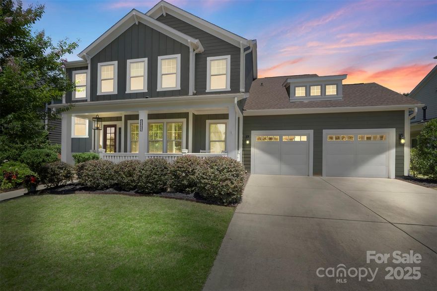 Experience the quiet luxury of life in Masons Bend, where community and comfort meet. Designed for easy living and casually elegant entertaining, this home offers timeless style and thoughtful upgrades throughout. A generous rocking chair porch welcomes you inside to a classic entry hall and airy 10' ceilings. The island kitchen has room for a crowd and opens to a living room with French doors leading to an expansive screened porch. Built in speakers in both spaces set the tone for seamless indoor-outdoor living. The main-level primary suite features his-and-hers closets and a spa-like bath with soaking tub and stand-alone shower. Upstairs, the bonus room is wired for surround sound-perfect for movie nights-or can serve as a 5th bedroom. Three additional bedrooms include two ensuite baths, one of which is a Jack and Jill. Enjoy walking trails along the Catawba River, kayak launch, pool, clubhouse, and more. Convenient to I-77,485, and Anne Springs Close Greenway.