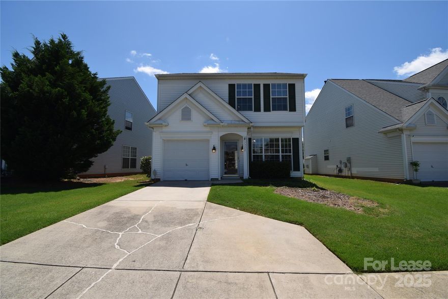 Spacious 3-bed, 2.5-bath home for rent in a desirable neighborhood with access to a community pool. This well-maintained home features an open floor plan, modern kitchen, and a comfortable primary suite with a private bath. Two additional bedrooms share a full bathroom, plus a convenient half-bath for guests. Located close to restaurants, grocery stores, and shopping centers, this home offers both comfort and convenience. Enjoy the benefits of a quiet community with nearby amenities and easy access to everything you need. Lawn maintenance is included, making upkeep a breeze. Includes attached garage and private outdoor space. Don't miss out on this fantastic rental opportunity!