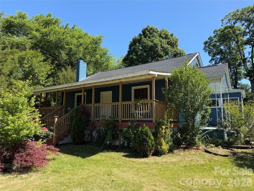 Beautiful property situated on approximately 2.29 acres, surrounded by nature and privacy with no HOA. This home features 3 bedrooms, 1 fully renovated bathroom, and an updated half bath, along with a separate laundry room. Recently painted and featuring a renovated kitchen with granite countertops and new cabinets. Enjoy two spacious decks in the front and back of the home, perfect for relaxing or entertaining. Large driveway with plenty of parking space. The property also includes two RV hookups with water and electricity connections. Conveniently located less than 5 miles from CLT Airport. Roof approximately replaced in 2024.