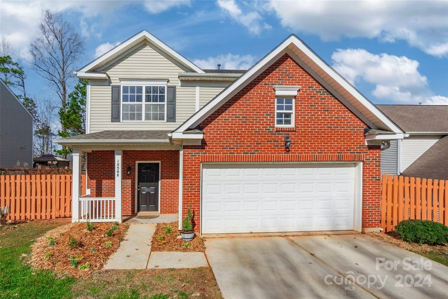 Welcome to your perfect abode in Charlotte! This 3 bedroom, 2.5 bath home offers the ideal blend of comfort and convenience. The kitchen is a chef's dream, featuring stainless steel appliances, a breakfast bar, and a thoughtful backsplash, all open to the living room for seamless entertaining. Upstairs, spacious bedrooms and two full baths await, providing ample space for relaxation and privacy. A gas log fireplace in the living room adds warmth and charm. Step outside to discover your own private oasis - a large fenced yard with a back patio that leads to a spacious deck, perfect for outdoor gatherings! So many updates/upgrades! New architectural shingle roof in November 2023, all new appliances, new quartz countertops in kitchen, new carpet, new paint throughout, bathrooms updated, and more. Plus, with its fantastic location close to dining, shopping, and entertainment, this home truly has it all. Don't miss out on this opportunity to make it yours!  Improvement list attached.