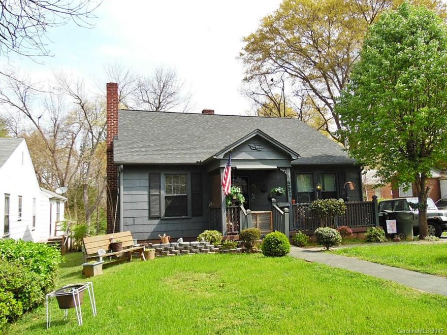 Located near historic and charming downtown Rock Hill, this 1.5 story home has so much potential!  Formal living plus den, formal dining room, multiple porches to enjoy the outdoors in all seasons, and large eat-in kitchen.  Main bedroom is on the first floor, but upstairs rooms could easily be converted into 2 additional bedrooms by installing closets.  Deep and expansive lot is a rare find!