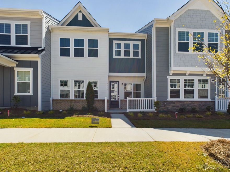 BRAND NEW 2-story townhome with 3 bed , 2.5 bath ls available for rent in TRELLIS AT THE COMMONS,HARRISBURG ! Open floor plan with a family room, kitchen, dining area, and powder room on the main floor, with a 2-car attached rear-entry garage. A master bedroom with a stand-in shower and walk-in closet, two additional bedrooms, a full bath, a loft, and a laundry room complete the upper level. Tray ceiling in primary bedroom. stainless-steel appliances. WALKABLE TO RESTAURANTS. Conveniently located close to I-485 and Rocky River Rd. CABARRUS COUNTY SCHOOLS! Come see today!