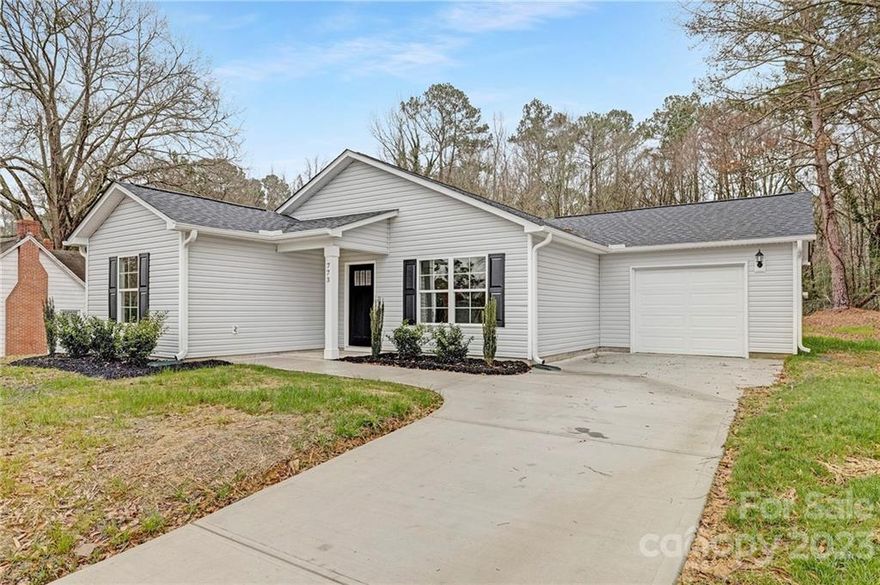 Absolutely beautiful New Construction Home in lovely Lancaster, SC!  This 3 bed, 2 full bath Ranch style home has a totally open and spacious floor plan and receives tons of natural light.  Classic touches throughout including granite counter tops, large island with pendant lighting, stainless steel appliances, and beautiful flooring. This gem also features an attached garage and spacious yard. Seller is offering up to $10,000 in closing cost incentives with preferred lender!  USDA, FHA, and VA buyers are all welcome!