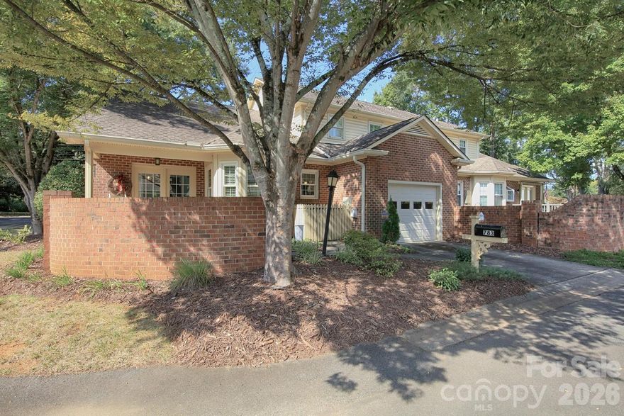 Charming townhome offers 3 bedrooms, 2.5 bathrooms, and a 1-car garage with timeless updates and inviting spaces. Main level features a primary suite with updated walk-in shower (2018), 1.5 bathrooms, and open living areas highlighted by plantation shutters, hard-surface flooring, and a cozy gas fireplace. Kitchen refreshed in 2024 with new cabinets, counters, and modern lighting. Upstairs includes 2 bedrooms and full bathroom. Roof approximately 10 years, upstairs HVAC replaced in 2019, and Anderson windows installed 6 years ago. Exterior features new landscaping and drip irrigation for shrubs.