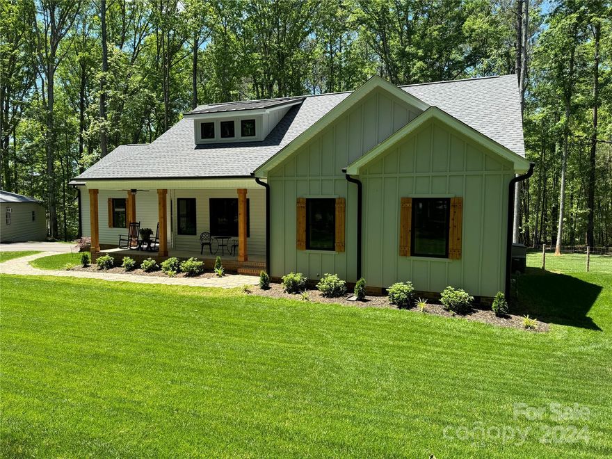 Looking for that hard to find property? Look no further than 2620 Blair Court. Very nice 3 bedroom 2 bath 1 level home on a large 7.7 acre lot, like new, built in 2022, large family room with fireplace and tray ceiling, large primary bedroom with great views, large primary bath with step in shower and walk in closet, kitchen with work island, granite, breakfast area, lots of cabinets, laundry room with countertops and cabinets wide hallways, front porch, screened porch, fence for pet area, 2 car attached garage, 30x40 detached garage with office, workshop, storage room, water and power to detached garage, 2 covered areas for equipment storage, house is wired for generator hook up and plumbed for internal vac, must see!