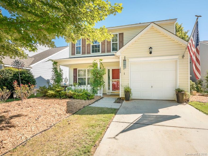 Want a home w a relaxing covered front porch, a beautifully landscaped yard & a keyless entry to make sure you never get locked out? This is the home for you! Home has fresh paint Roof replaced-2011 Beautiful hardwood flooring thru most of main level Beautiful granite silestone counter tops in kitchen New carpet in master br&granite counter tops in mb Cork flooring in 1 upstairs bedroom Tankless water heater Koi fish pond in back yard w fish to stay UV filter on the furnace Solar power roof vent