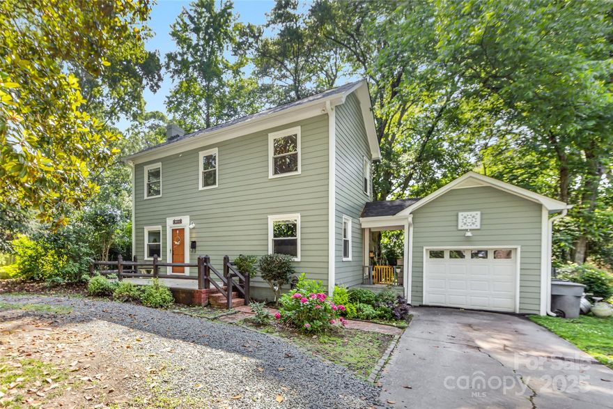 Welcome home to this two story gem in Amity Gardens! Turn-key big-ticket updates (new roof & updated exterior 2024, new HVAC 2022, updated plumbing) on a flat 0.33 acre lot in one of Charlotte's fastest-rising close-in corridors. Expanded primary suite with true walk-in closet and flex office/bonus space. Detached garage with conversion potential. This is the rare 28205 home that offers immediate low-maintenance living, large private lot, a future-ready lot flexibility - all within minutes to Plaza Midwood, Cotswold, South End, and Uptown. For buyers seeking to move in now with longterm strategic upside, this is a quite exceptional hold inside the city core. Move in ready!