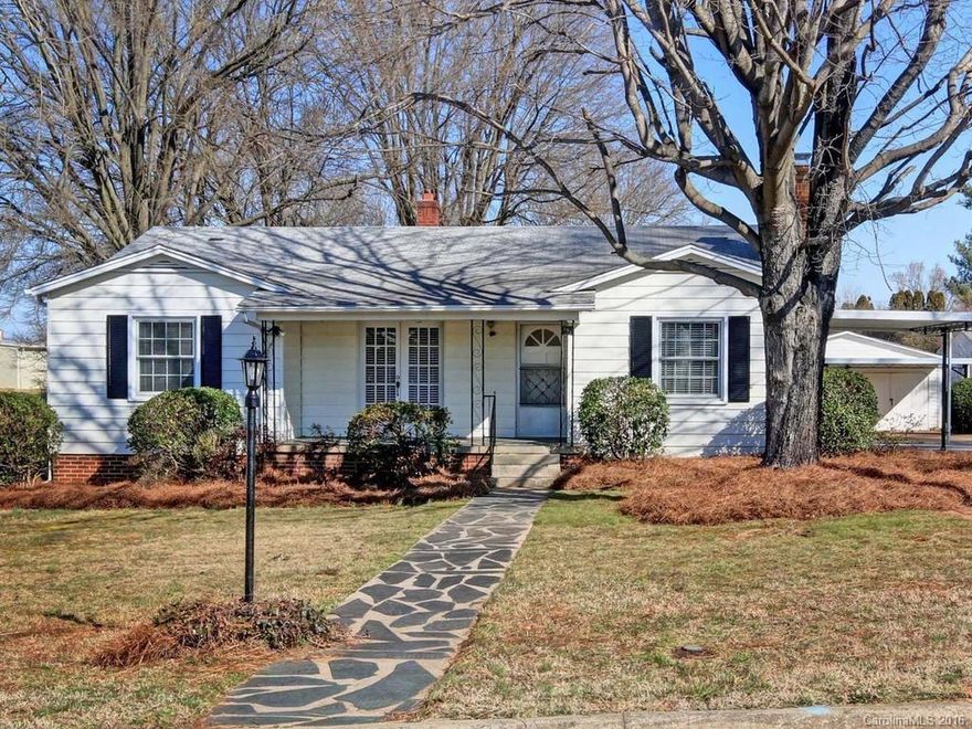 This is a great bungalow located in the center of Troutman. Walk to the post office bank, church and school.The home has a wonderful kitchen with lots of cabinets, open to the breakfast and families rooms.   Well maintained inside and out.  There is a carport and garage with a workshop area and storage of equipment, also an old bathroom that could be updated.Features: great storage, Lovely French Doors from Dining Room to porch, slate walkway & porch. It appears hardwoods are under carpet.