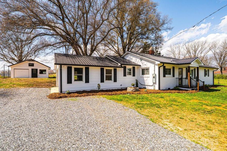 So much to love about this home in the Mountain View area of Hickory, NC!  Almost an acre lot, level for playing and gardening.  Conveniently located off of Hwy 127, which is close to schools, grocery shopping, Hwy 321 and Hwy 40.  When asked "Where do you live?" and your response is "Mountain View" ... everyone knows where that is!  Mountain View is known for award winning schools, easy route to Charlotte and this home has no city taxes!  All on one level, this home has 4 nice sized bedrooms and 2 full baths, a large living room and a brand-new kitchen! New countertops, new cabinets, new flooring, new paint, new stainless-steel appliances, new sink.  Nothing better than preparing meals in a brand-new kitchen!  This home also has a great "landing space" as you enter the house from the garage.  Perfect place for book bags, briefcases, umbrellas.  And a full-size laundry room!  This home helps you be better organized.  There is a space for everything!   And if you need more space, enjoy an almost 600 square foot detached garage/workshop that has electricity.  Hickory, NC is a growing city about an hour northwest of Charlotte, NC.  New businesses.  New fun things to do.  New City Riverwalk being completed.  It's a great place to live, work and play.  Come take a look.