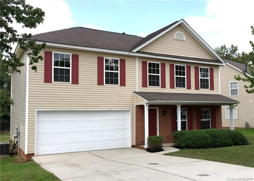 This like new home backs up to green space. Lovely 4 bedroom home with new paint, carpet, lighting, and more. Open loft area upstairs, formal dinning room, laundry room, large great room, & huge master closet. Neighborhood playground come and see! No work to be down here!