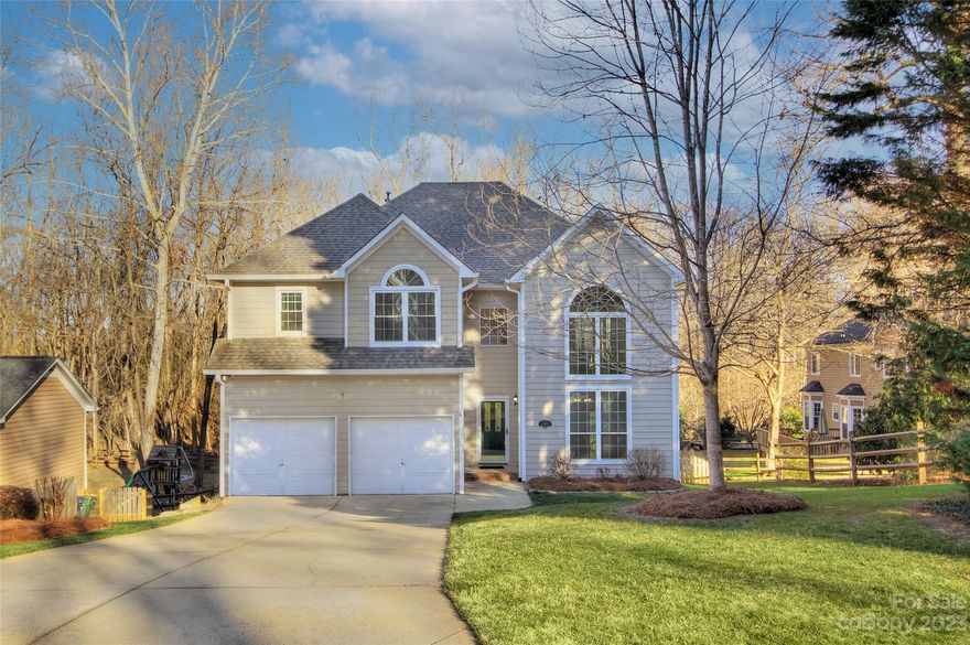 Property has multiple offers, please submit highest and best by 10am on Jan 22. Charming and updated two-story home in desirable Cedarfield! Enter into lofty living and dining area with abundant natural light. Eat-in kitchen with a plethora of cabinetry and storage and kitchen island. Living room with gas fireplace and laundry area round out the main level. Upstairs, primary suite with 2 additional bedrooms and loft area. Updates and upgrades galore fill this home: granite in kitchen, new windows & roof in 2012, HVAC 2018, updated hardware throughout, new gutters and downspouts, split rail fence and brand new hot water heater. Beautiful yard and a serene tree line for privacy. Enjoy hanging out on your expansive tiered decks outside and take in all the nature around you. Convenient location! Minutes to shopping, great restaurants,Lake Norman, parks, medical and I-77. Enjoy the greenway trail connected to the your community and all the amenties Cedarfield offers. Welcome Home!